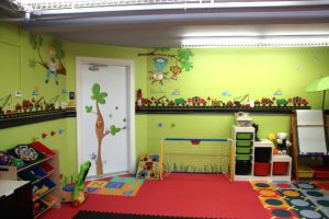 Create a playroom in garage
