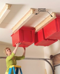 easy-to-make overhead sliding storage