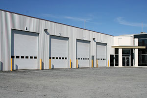 G-5000 commercial garage doors installed