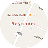 Map Raynham