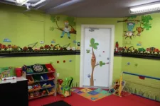 Garage to playroom in no time!