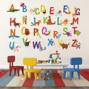 Playroom wall decoration