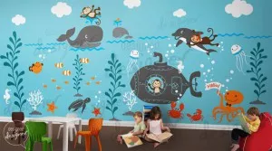 Playroom wall decoration