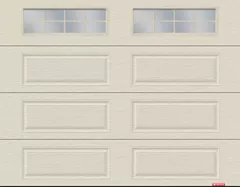 Standard+ door, Prestige model, 40 ½ X 15 in. designs embossed in the metal