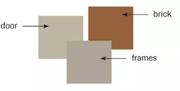 The color of your door should fit with your window frames