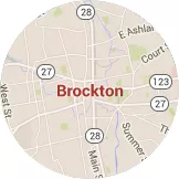 Map Brockton